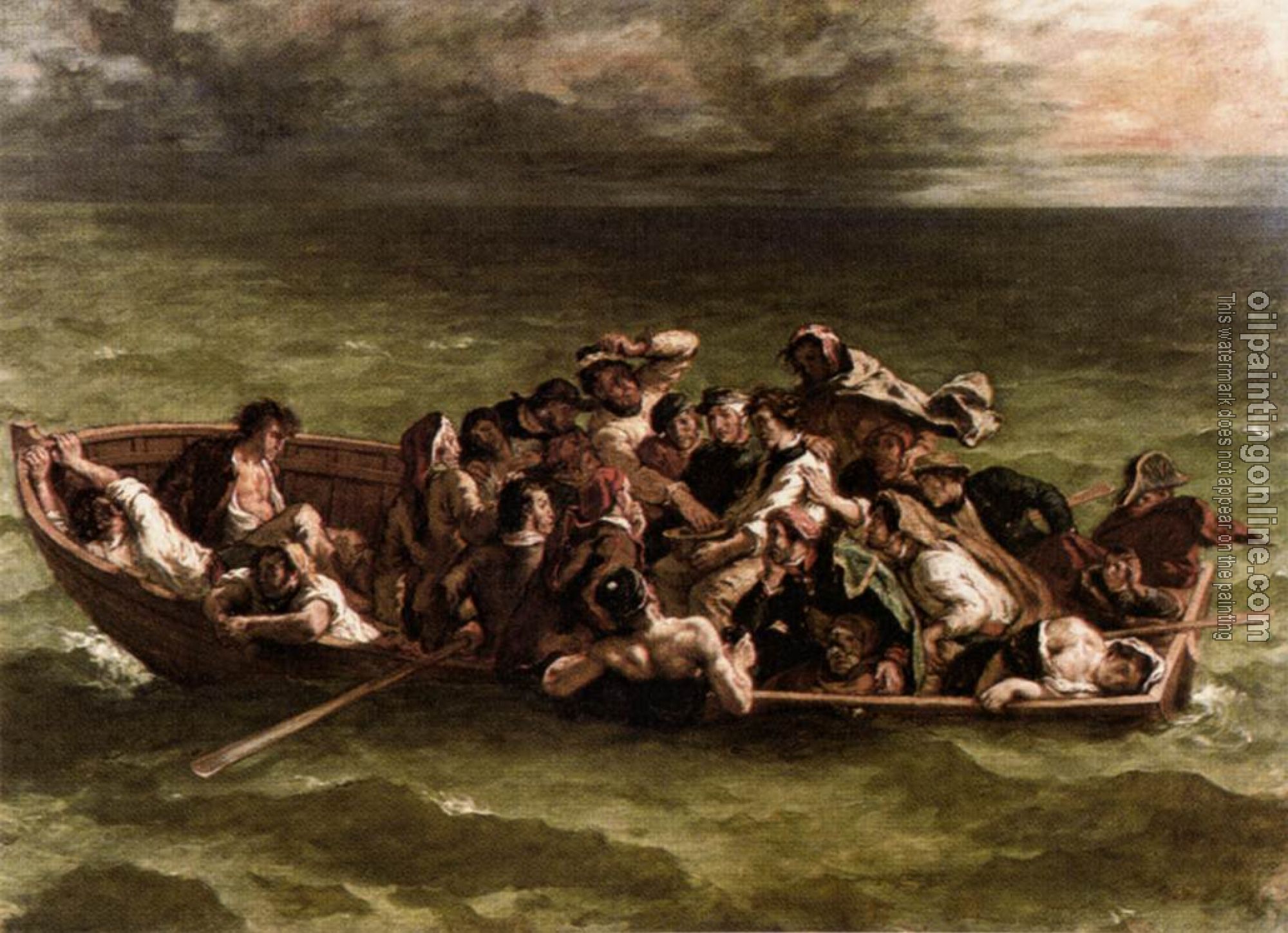 Delacroix, Eugene - Shipwreck of Don Juan